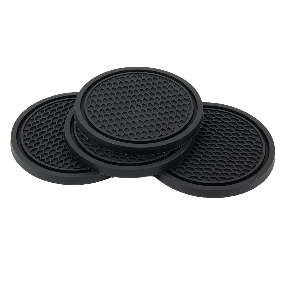 4pcs Car Coaster Non-Slip Sili - Tablet Accessories For Car review and price