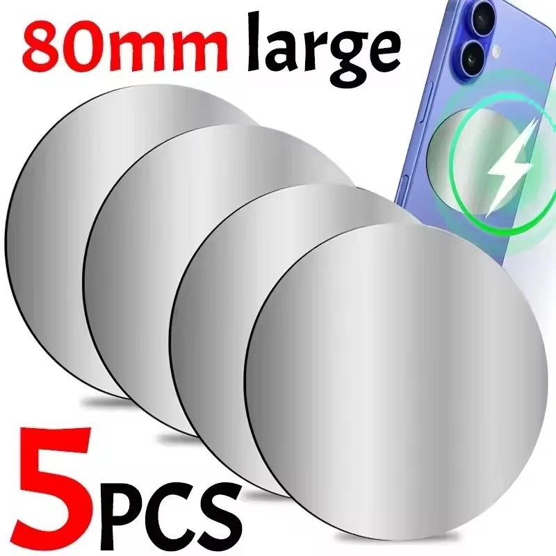 1-5PCS 8CM Magnetic Metal Plat - Tablet Accessories For Car review and price