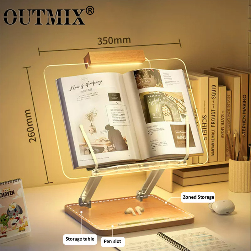 Wooden Reading Stand with Ligh - Laptop Tablet Accessories review and price